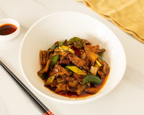 Traditional Dry Steamed Double Cooked Pork (Hui Guo Rou)