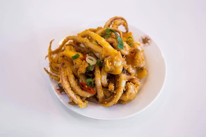 Deep Fried Squid Tentacles