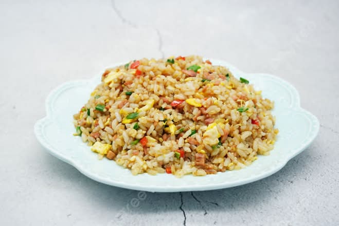 Fried Rice with Chicken and Salted Fish