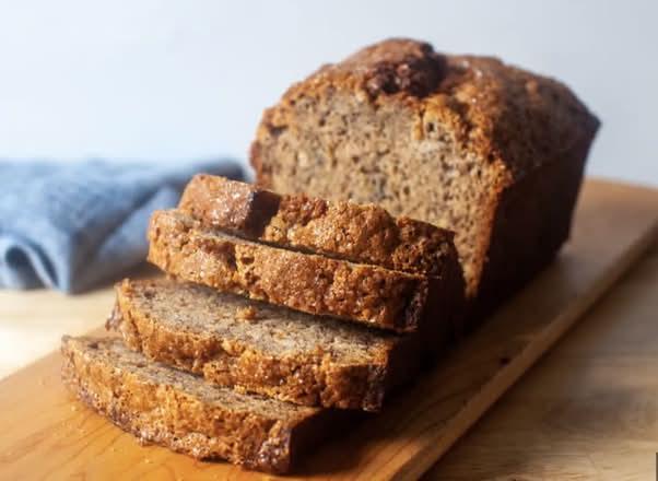 Toasted Banana Bread with Butter