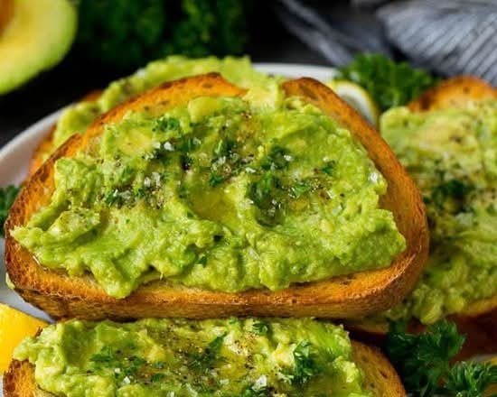 Smashed Avocado on Toasts
