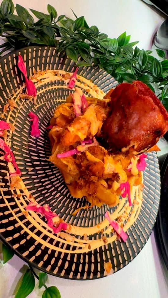 KOREAN CHICKEN WAFFLES