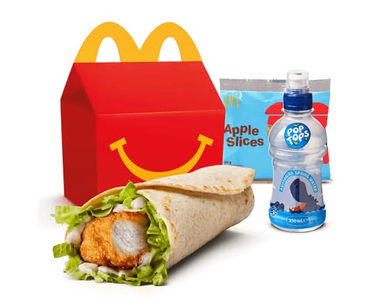 Crispy Chicken Snack Wrap Happy Meal