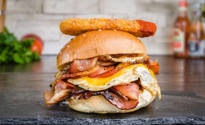 Bacon & Egg Roll & Hash Brown
