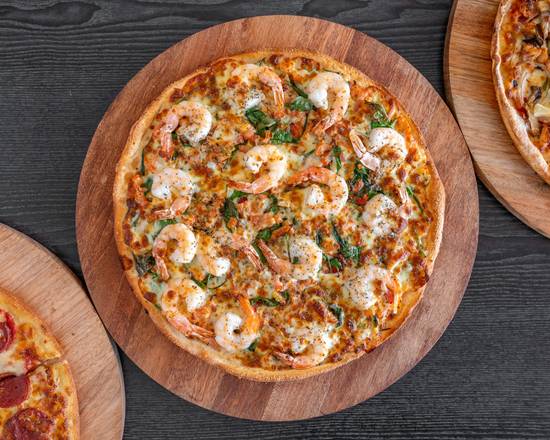 Garlic Prawn Pizza