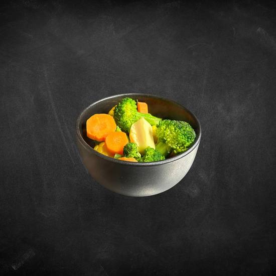 Seasonal Steam Vegetables With Butter