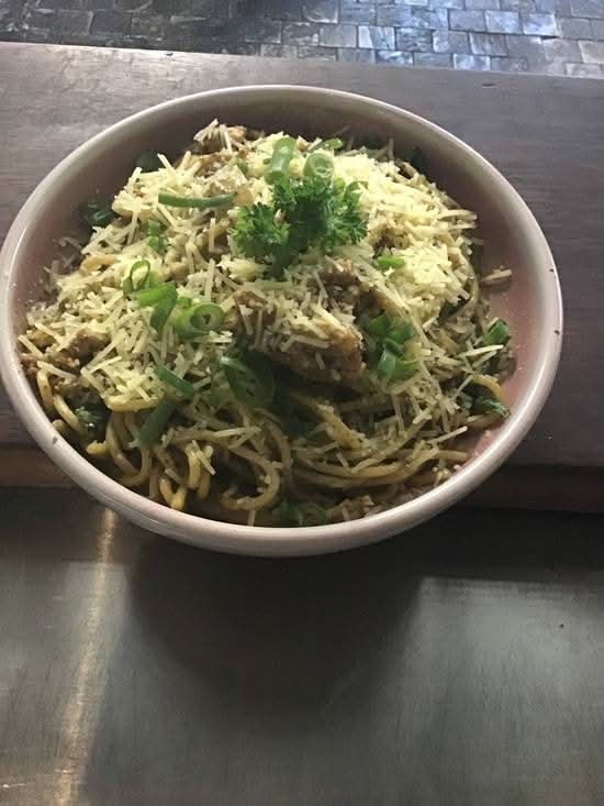 Chicken Mushroom Pesto