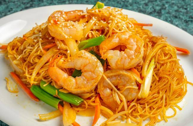Fried Singapore Rice Noodles
