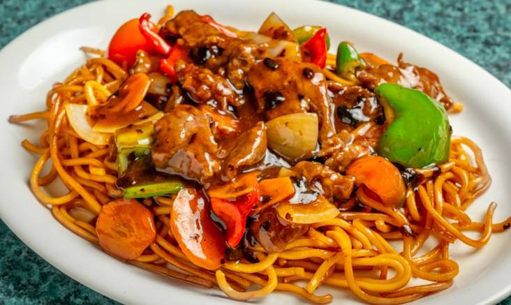Black Bean Sauce Fried Noodles