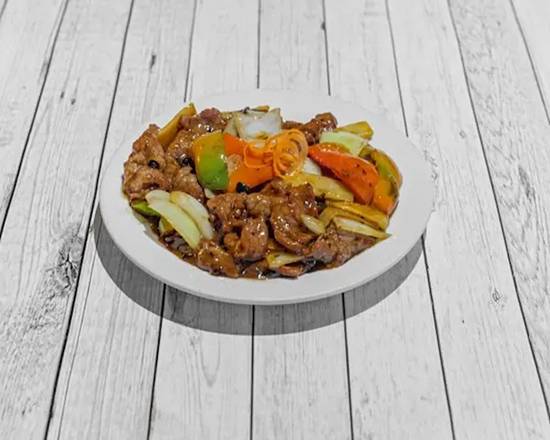 Beef with Black Bean Sauce