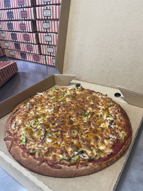 Satay Chicken Pizza