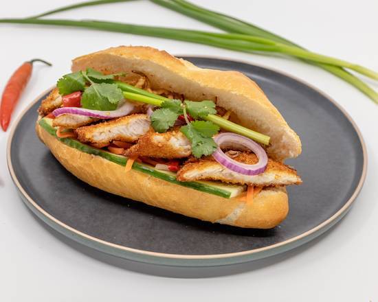 Chicken Schnitzel Banh Mi