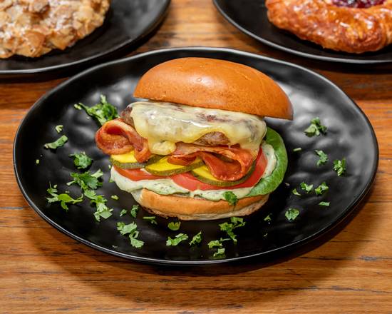 Beef Cheese and Bacon Burger