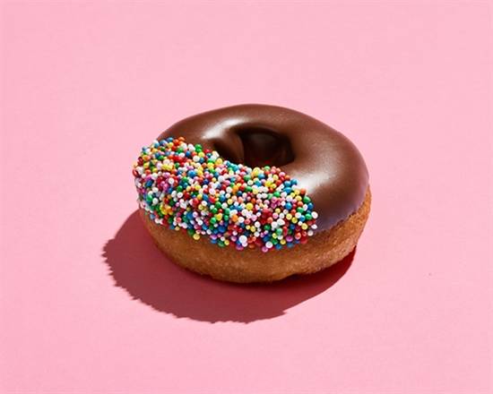 Chocolate Iced Cake Donut