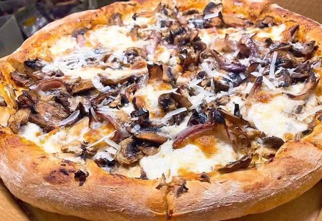 13" Large Mushroom Pizza (V)