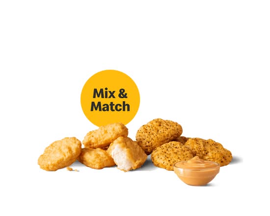Half n Half Chicken McNuggets - 6pc