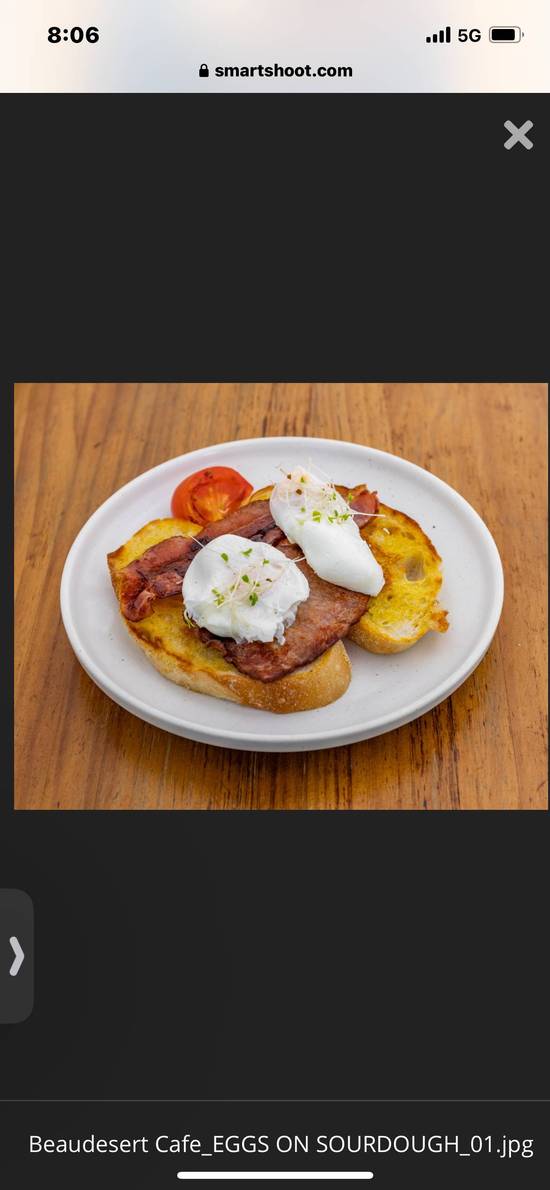 Bacon and Eggs on Toast