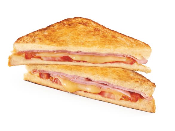 ham cheese tomato toastie