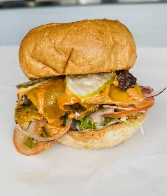 Single Smash Burger
