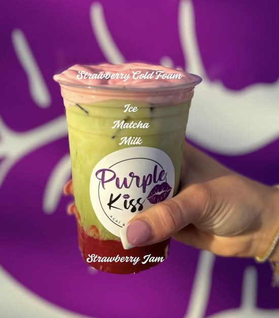 Iced Strawberry Matcha