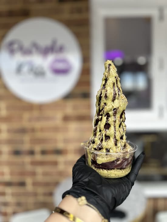 Dubai Chocolate Soft Serve