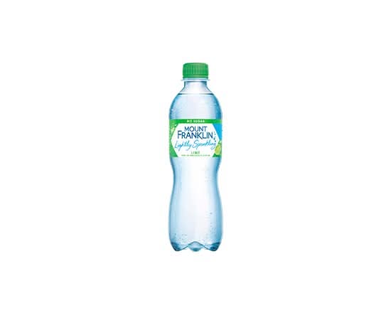 Mt Franklin Lightly Sparkling Water Lime 450mL