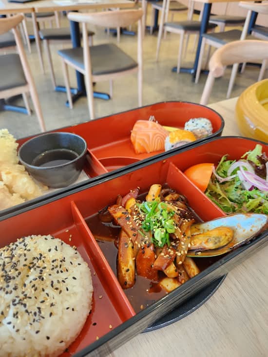 Spicy Seafood Bento Box