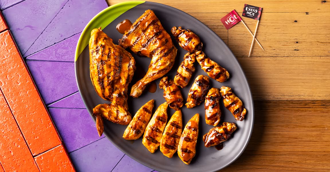 Mixed Platter - 1/2 Chicken