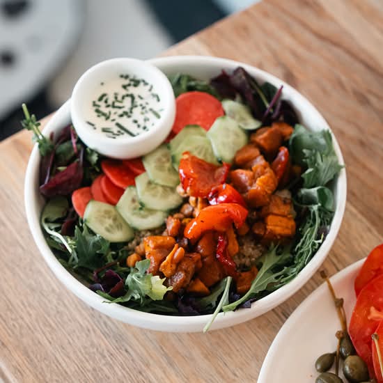 warm quinoa salad