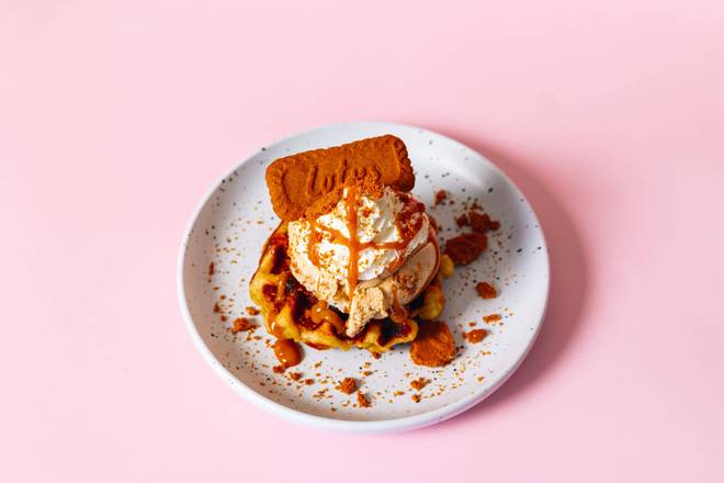 Salty Caramel & Biscoff Croffle