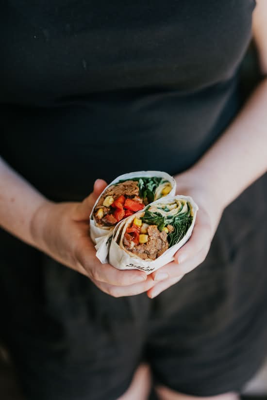 BBQ Chicken & Mexican Slaw Wrap