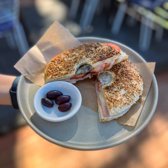 Smoked Ham Bagels