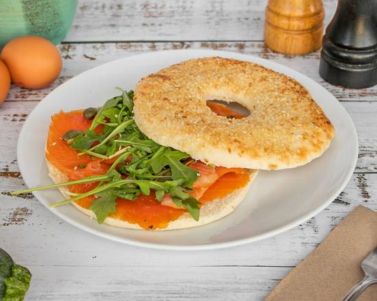 Smoked Salmon Bagels