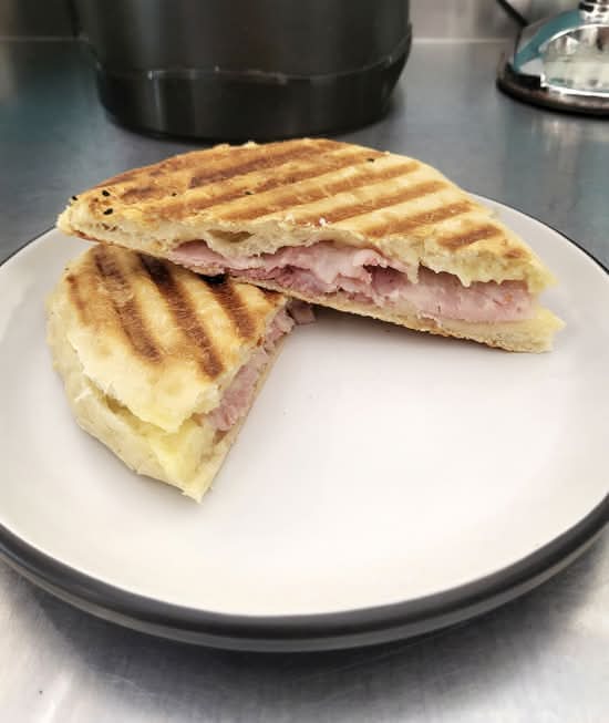 Ham Cheese Salad and Relish Toastie