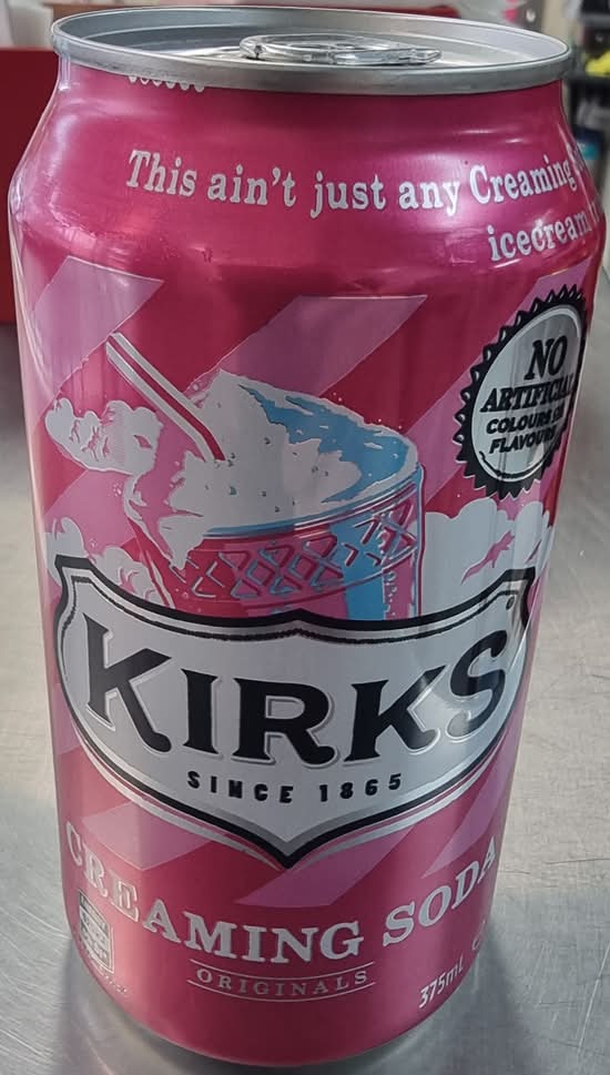 KIRK CREAMING SODA 375ML CAN