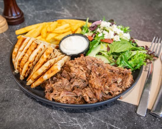 Open Lamb Souvlaki