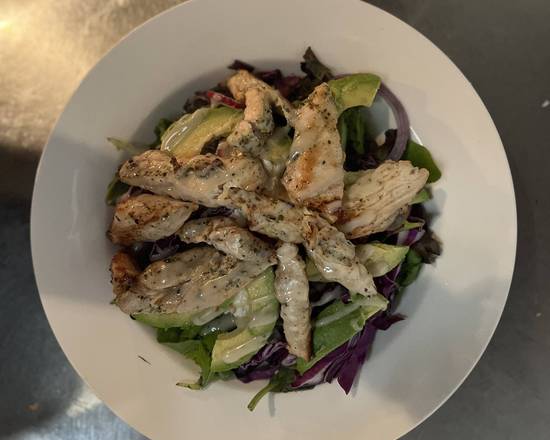 Char Chicken & Avocado Salad