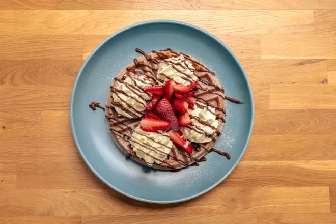 Nutella Strawberry Waffle
