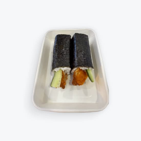 Crispy Chicken Katsu and Cucumber Roll