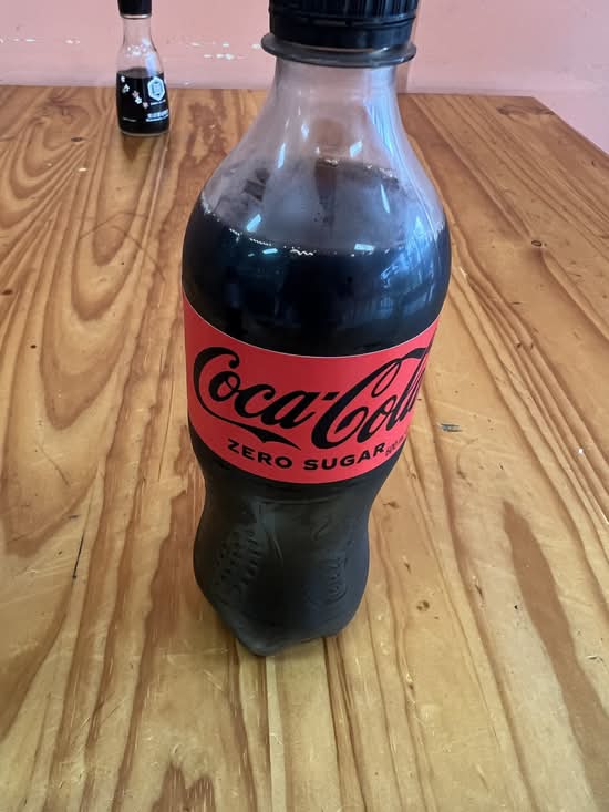 Coca Cola Zero bottle