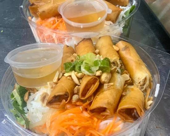 Prawn Spring Rolls Vermicelli Salad