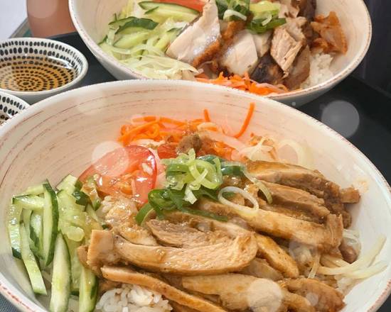 Grilled Lemongrass Chicken Rice