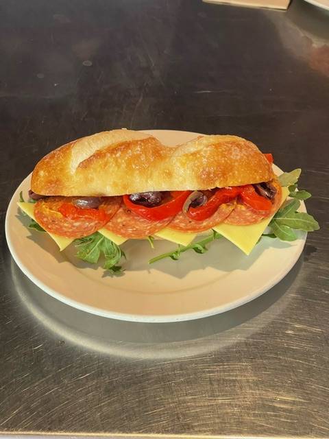 Salami  sandwich
