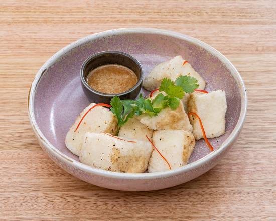 Crispy Tofu with Roasted Sesame Sauce