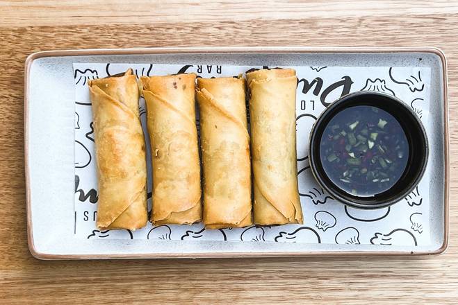 Mushroom and Vegetable Spring Rolls (V)