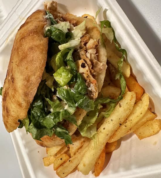 Chicken Kebab Burger