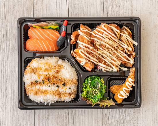 Crispy Salmon Bento