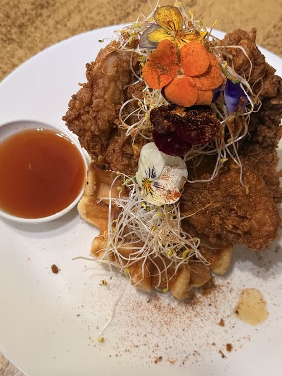 Hot Honey Chicken Waffles