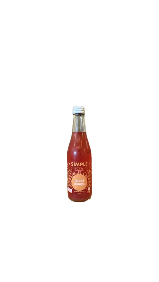 Organic blood orange soda