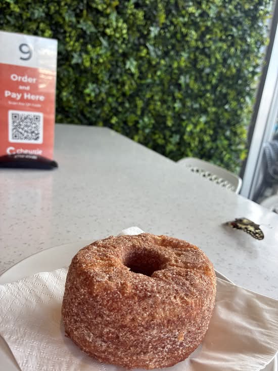 Cinnamon sugar cronuts